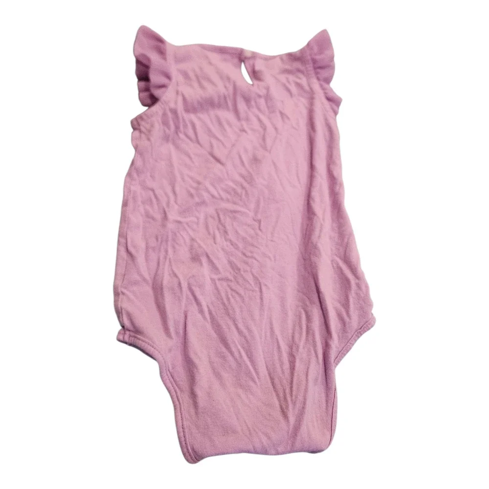 OshKosh Child Size 18M Light Purple Sleeveless Snap Closure Bodysuit